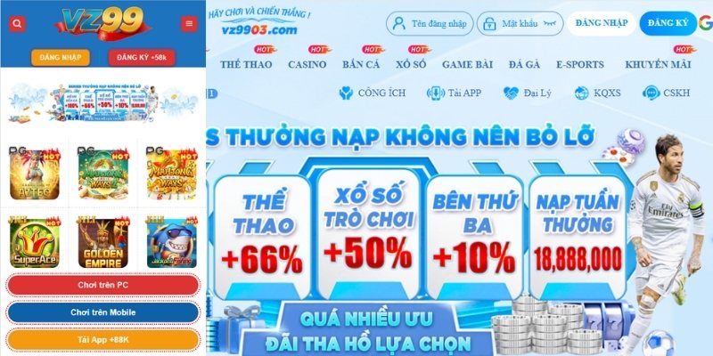 Top 1 nhà cái có khuyến mãi tốt nhất - VZ99
